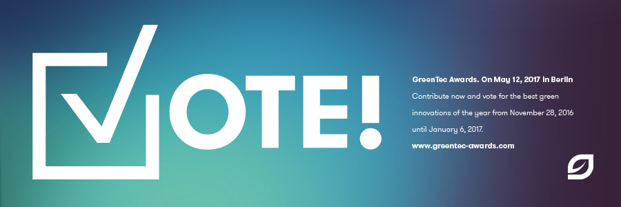 Terragon Nominated For GreenTec Award – Vote Now